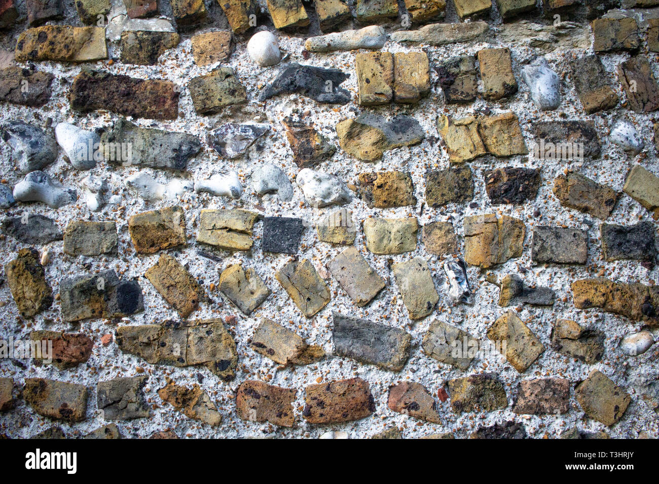 Vintage brick wall pattern background Stock Photo - Alamy