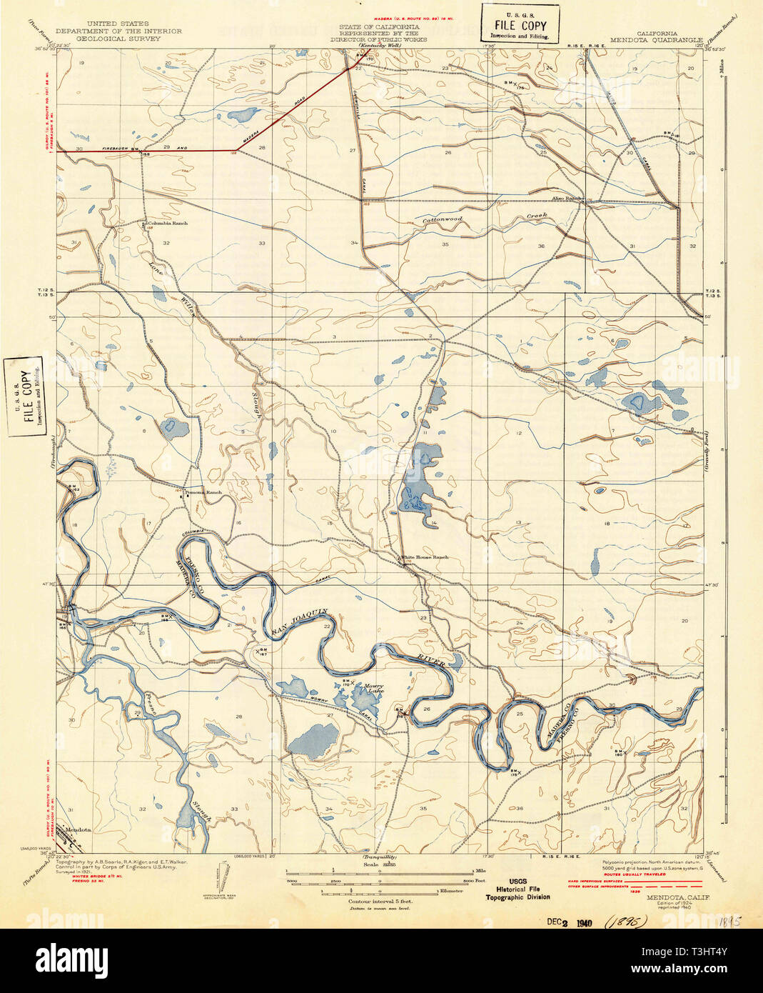 Map of mendota california hires stock photography and images Alamy
