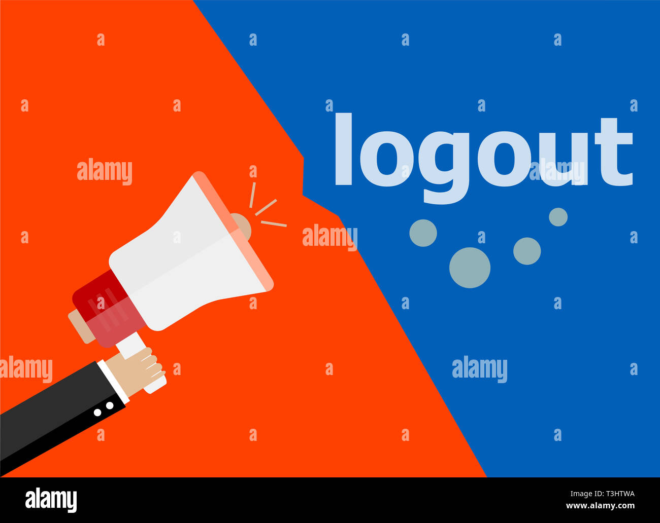 Logout hi-res stock photography and images - Alamy