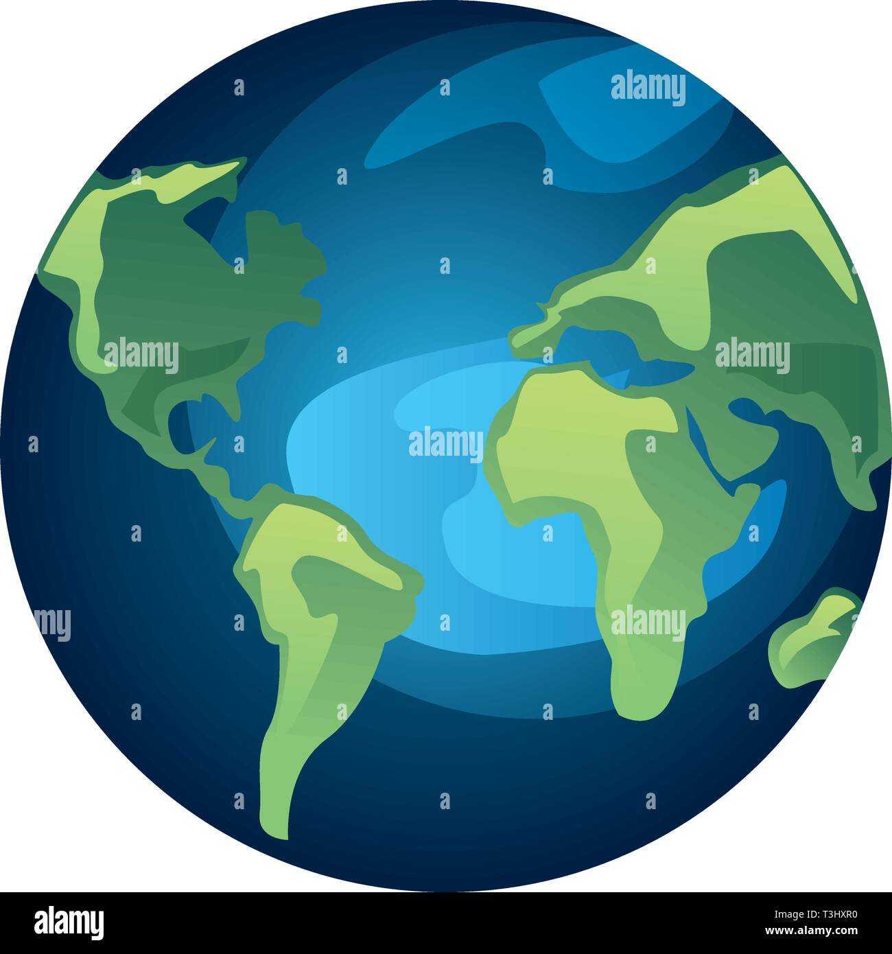world ecology nature happy earth day vector illustration Stock Vector ...