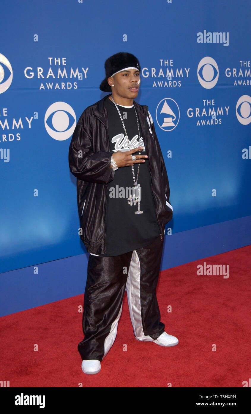 LOS ANGELES, CA. February 27, 2002: Singer NELLY at the 2002 Grammy Awards in Los Angeles. Stock Photo