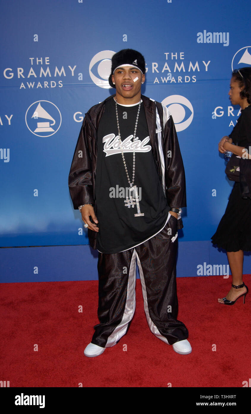 LOS ANGELES, CA. February 27, 2002: Singer NELLY at the 2002 Grammy Awards in Los Angeles. Stock Photo
