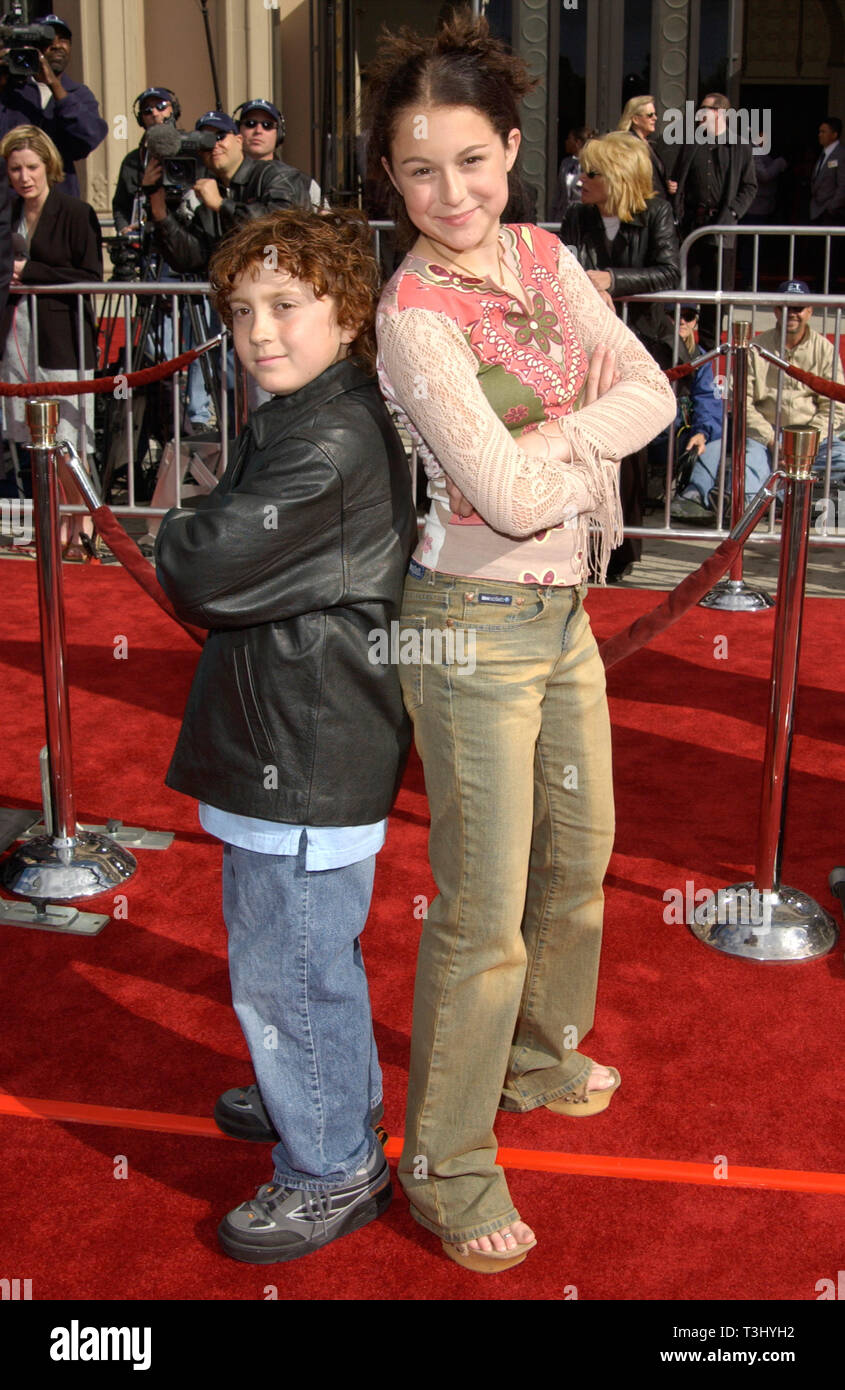 LOS ANGELES, CA. March 16, 2002: Actress ALEXA VEGA & actor DARYL SABARA at  the 20th anniversary premiere of E.T. The Extra-Terrestrial, in Los  Angeles. © Paul Smith / Featureflash Stock Photo - Alamy