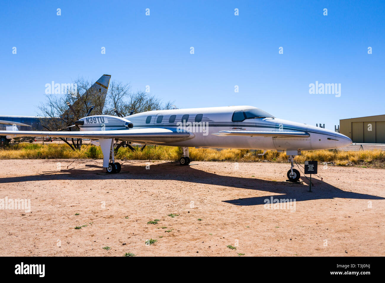 Beechcraft 2000A Starship Stock Photo
