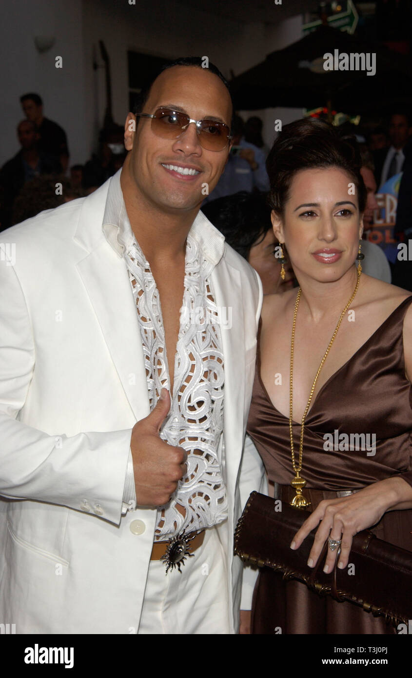 LOS ANGELES, CA. April 17, 2002: Actor DWAYNE JOHNSON, aka THE ROCK