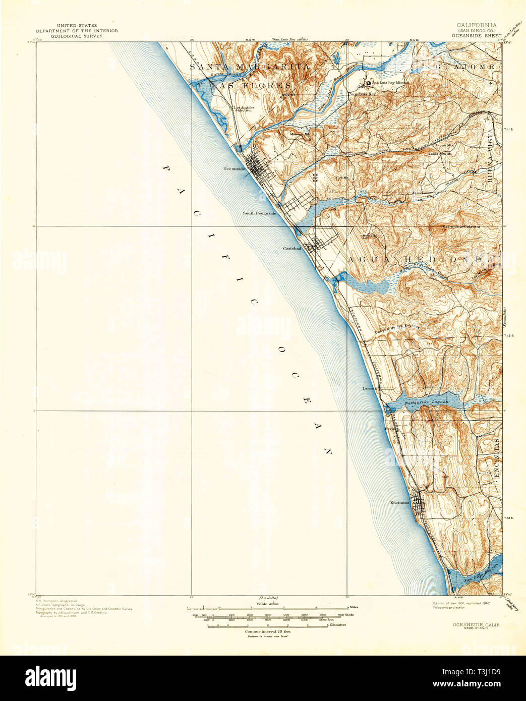 Map of oceanside hires stock photography and images Alamy