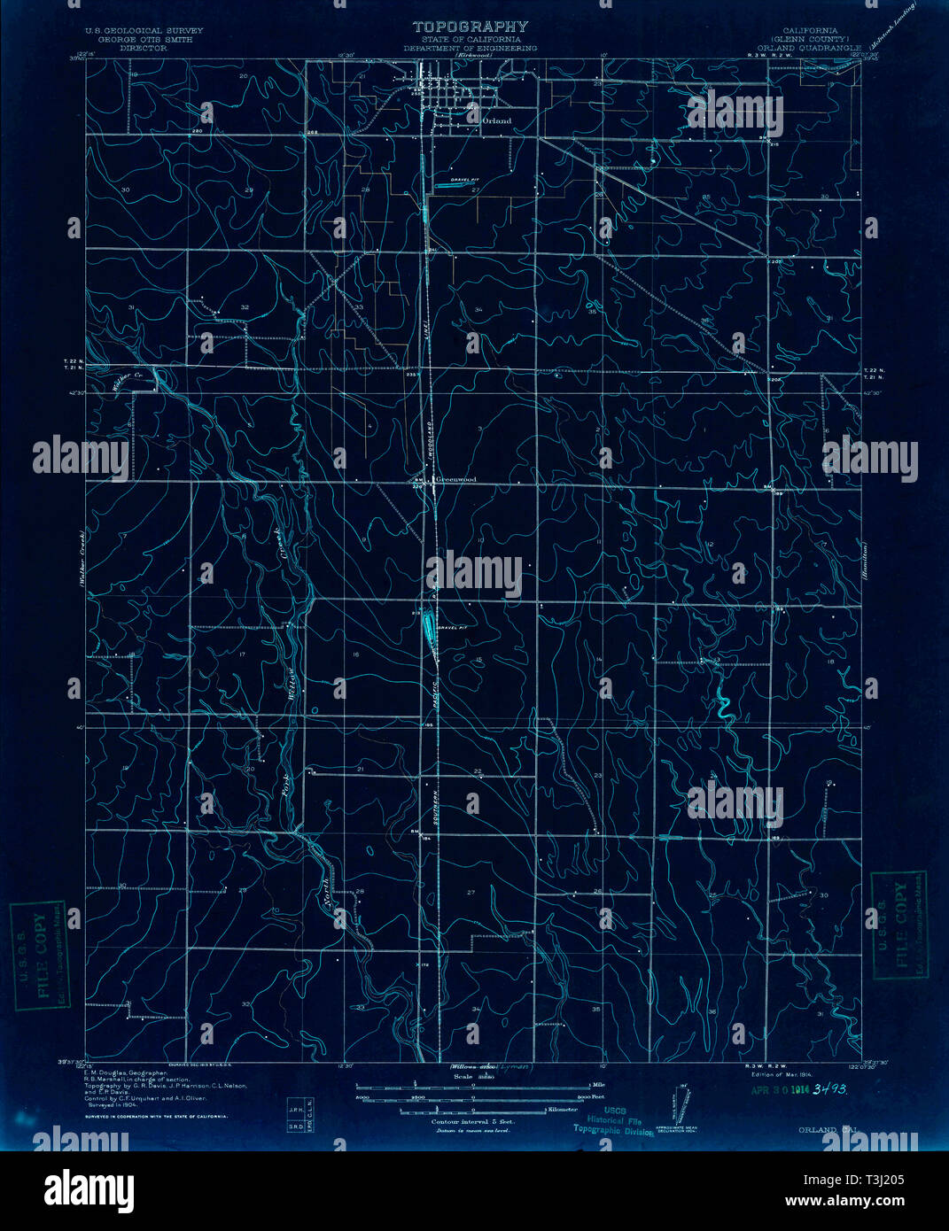 Orland california map hires stock photography and images Alamy