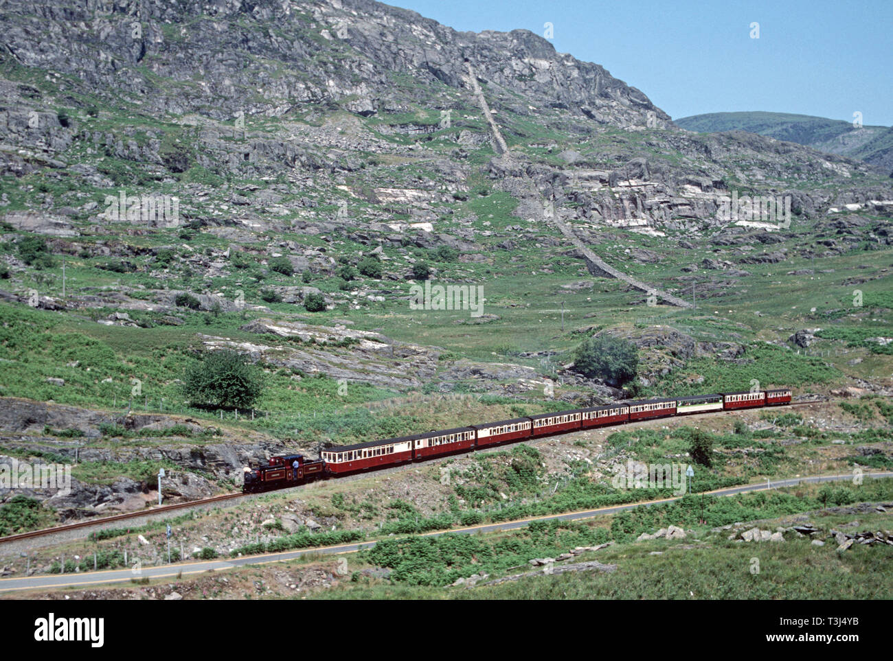 Steam Earl of on the Ffestiniog Railway