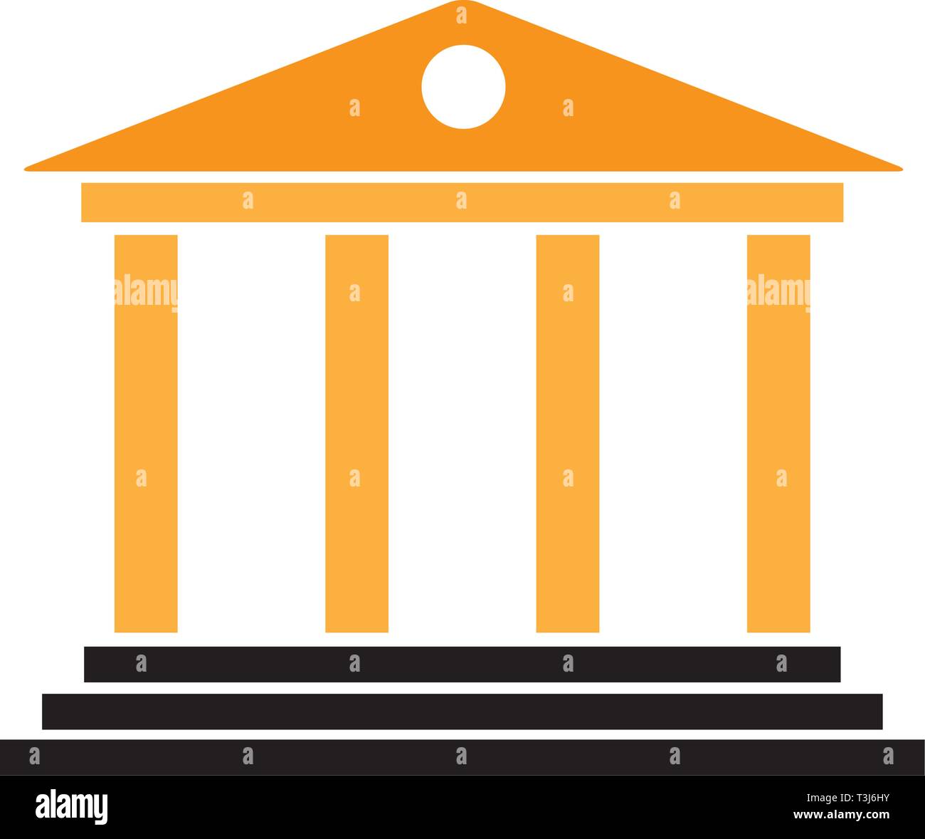 bank building icon template Stock Vector Image & Art - Alamy