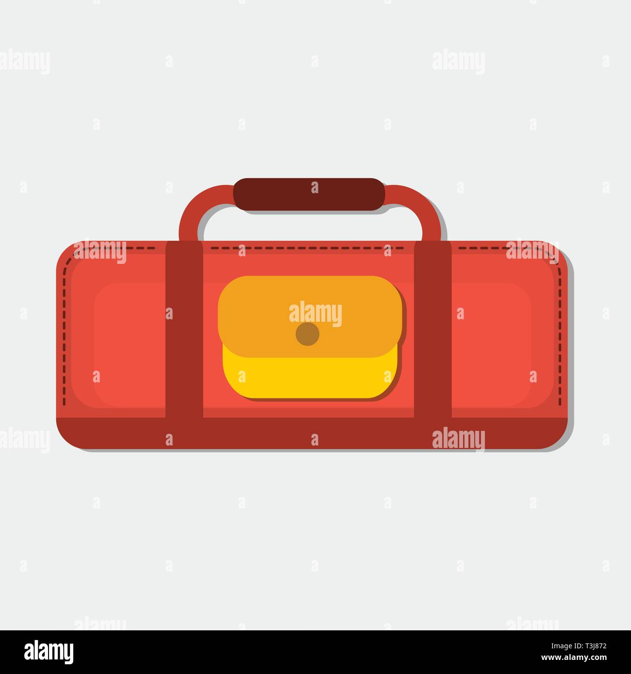 duffle bag vector illustration Stock Vector Image & Art Alamy
