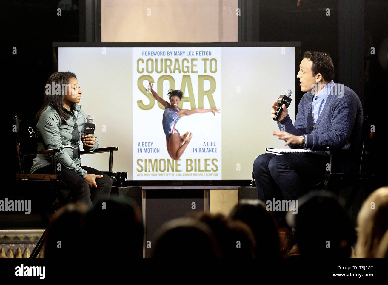 New York, USA. 16 Nov, 2016.  Simone Biles at BUILD Series discussing her new Book 'Courage To Soar' at AOL HQ on November 16, 2016 in New York, NY. Credit: Steve Mack/S.D. Mack Pictures/Alamy Stock Photo