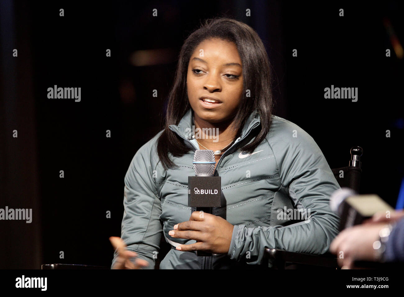 New York, USA. 16 Nov, 2016.  Simone Biles at BUILD Series discussing her new Book 'Courage To Soar' at AOL HQ on November 16, 2016 in New York, NY. Credit: Steve Mack/S.D. Mack Pictures/Alamy Stock Photo