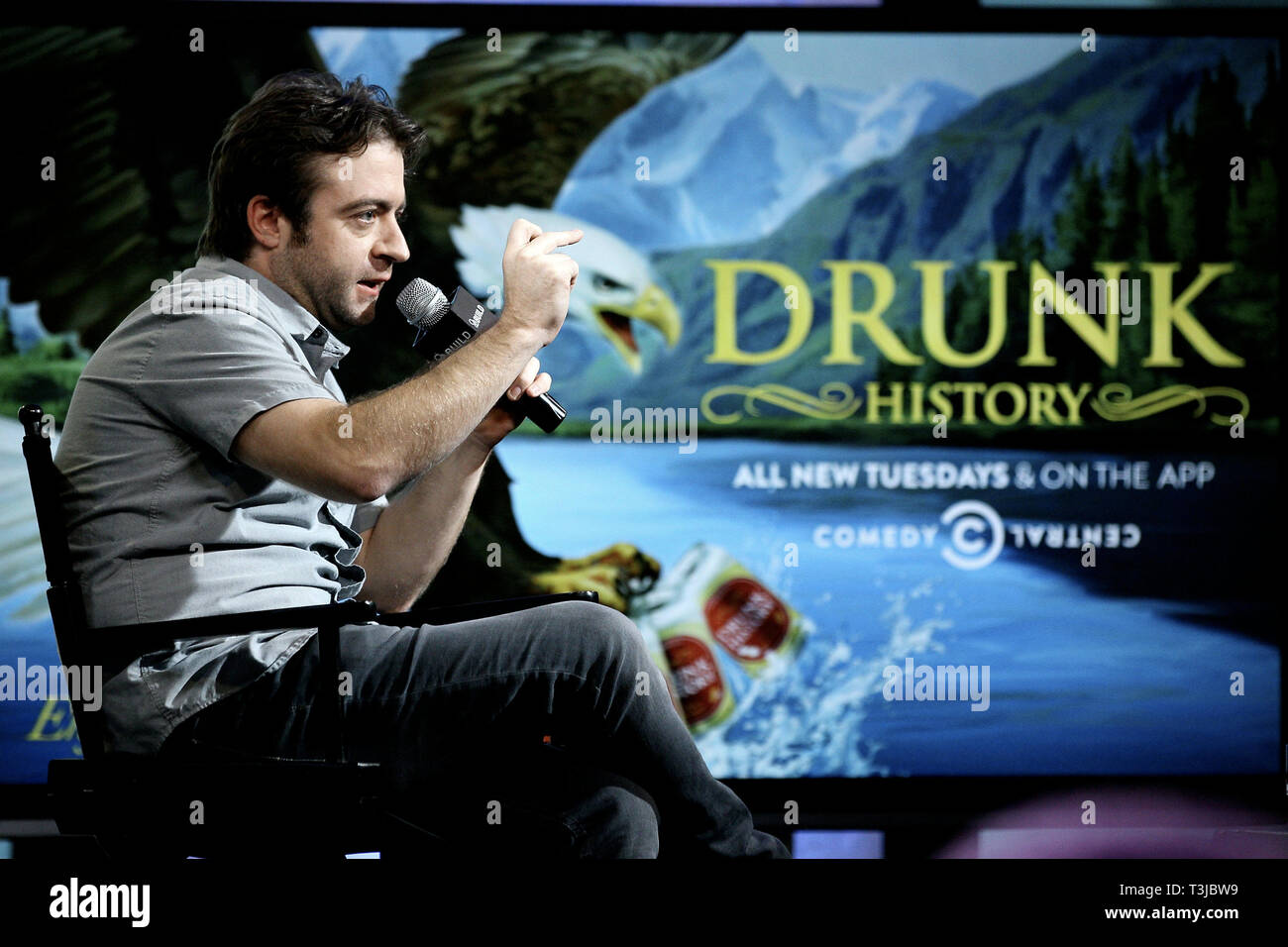 New York, USA. 05 Oct, 2016.  Derek Waters at BUILD Series, discussing the new TV series 'Drunk History' at AOL HQ on October 05, 2016 in New York, NY. Credit: Steve Mack/S.D. Mack Pictures/Alamy Stock Photo