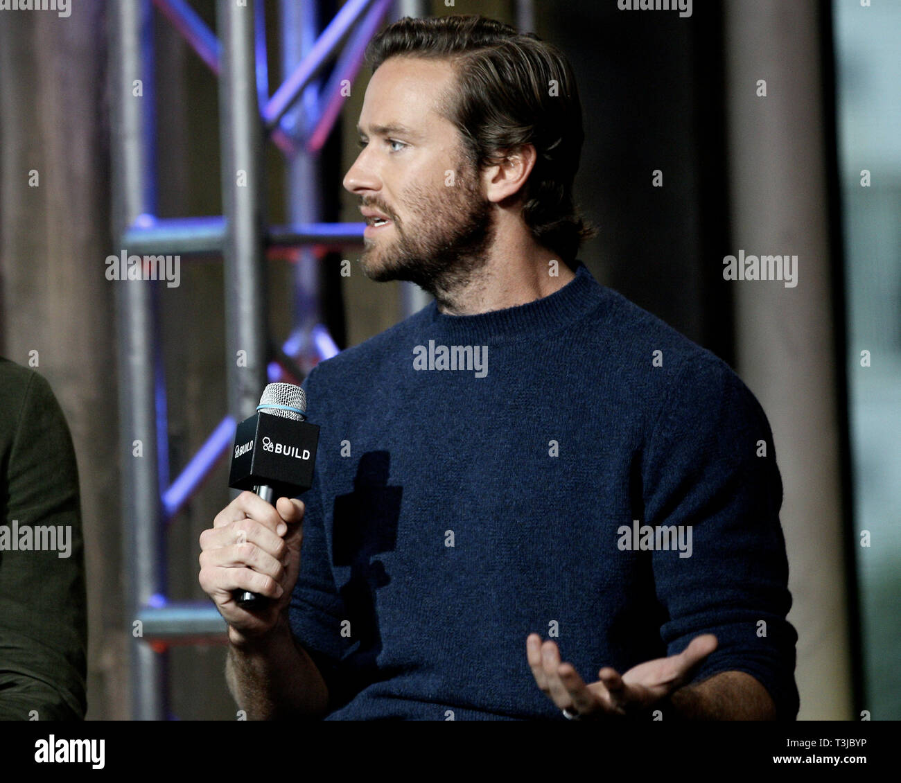 New York, USA. 05 Oct, 2016. Armie Hammer at The BUILD Series, discussing  the movie "Birth Of A Nation" at AOL HQ on October 05, 2016 in New York,  NY. Credit: Steve