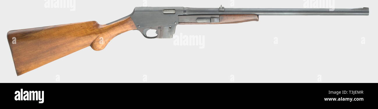 Civil long arms, modern systems, short rifle Tirnax(?), calibre 7,65 mm, Belgium, number 51358, Additional-Rights-Clearance-Info-Not-Available Stock Photo
