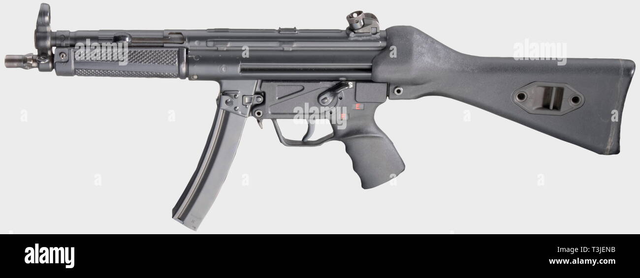 SERVICE WEAPONS, GERMANY AFTER 1945, MP 5 A2 Heckler & Koch, Deko, calibre 9 mm Para, Additional-Rights-Clearance-Info-Not-Available Stock Photo