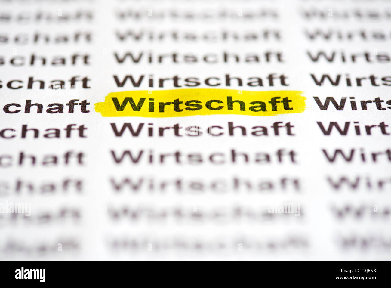 Wirtschaftmacht Stock Photo