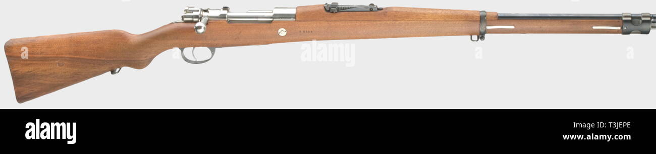 SERVICE WEAPONS, ARGENTINA, rifle model 1909, calibre 7,65 x 53, number E8455, Additional-Rights-Clearance-Info-Not-Available Stock Photo