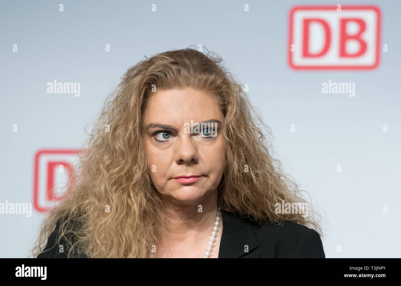Sabine JESCHKE (Management Digitalization and Technology) Deutsche Bahn AG Balance Sheet Press Conference in Berlin, Germany on 28.03.2019. | Usage worldwide Stock Photo