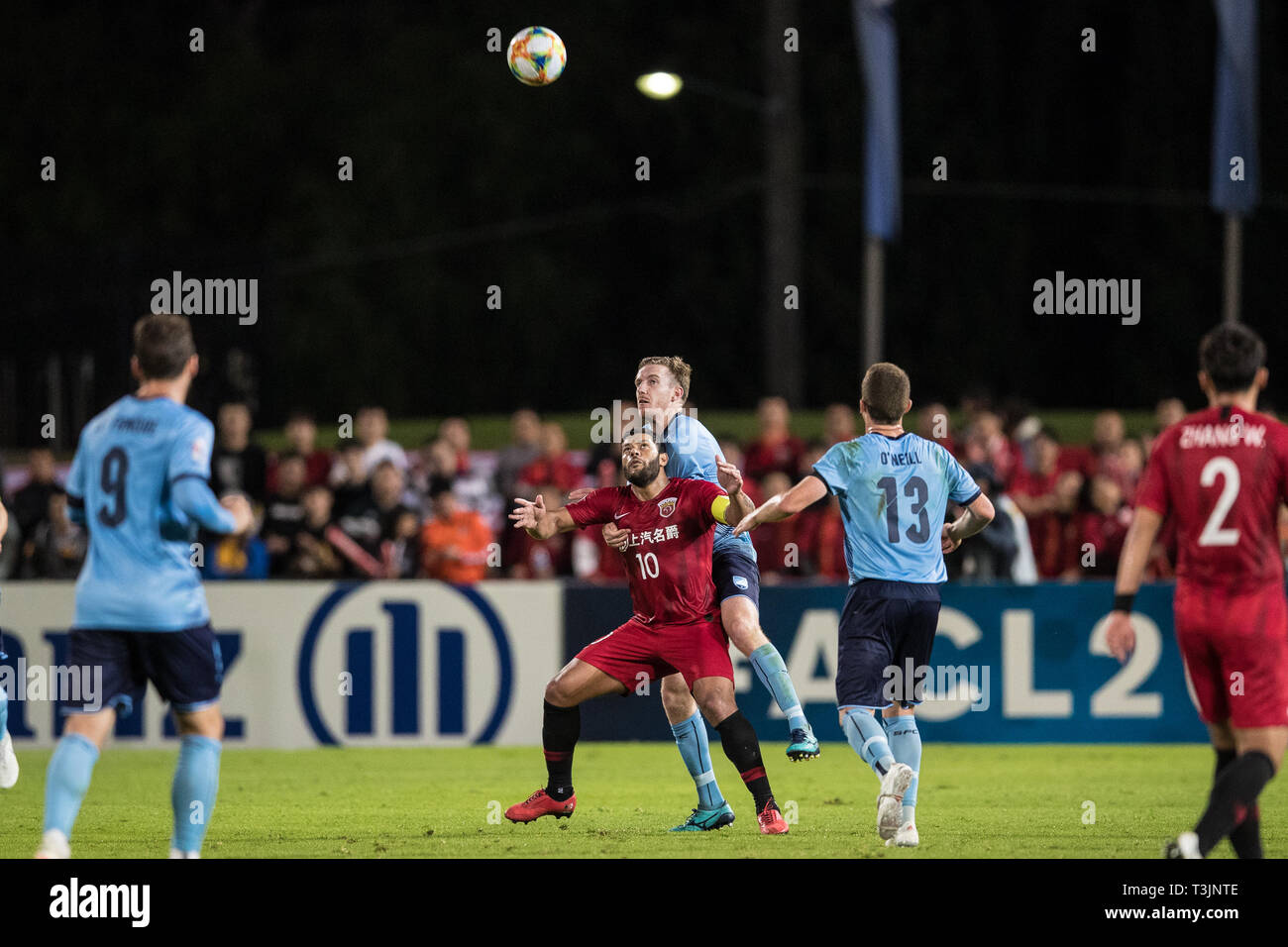 Kogarah, Australia. 10th Apr, 2019. Hulk of Shanghai SIPG during the AFC Champions League Group H match between Sydney FC and Shanghai SIPG at Jubilee Stadium, Kogarah, Australia on 10 April 2019. Photo by Peter Dovgan.  Editorial use only, license required for commercial use. No use in betting, games or a single club/league/player publications. Credit: UK Sports Pics Ltd/Alamy Live News Stock Photo