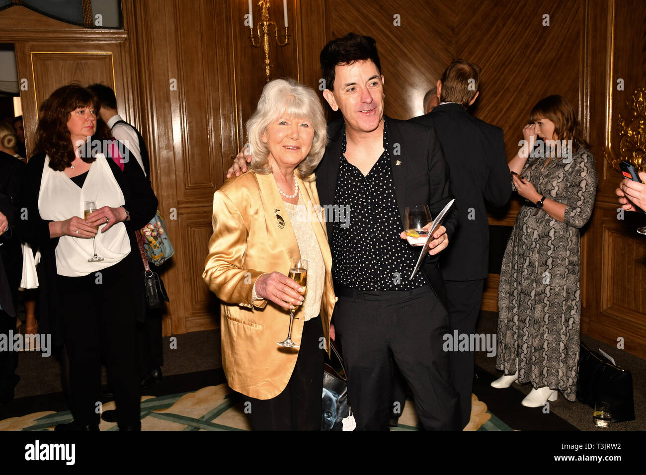 London, UK. 10th Apr, 2019. Jilly Cooper attend the 7th annual Churchill Awards honour achievements of the Over 65's at Claridge's Hotel on 10 March 2019, London, UK. Credit: Picture Capital/Alamy Live News Stock Photo