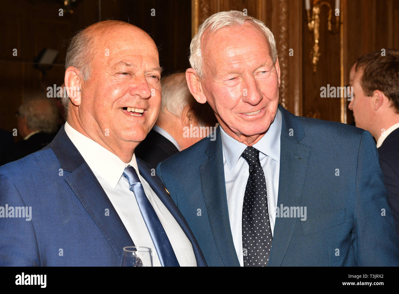 London, UK. 10th Apr, 2019. Malcolm Dent and Bob Wilson attend the 7th annual Churchill Awards honour achievements of the Over 65's at Claridge's Hotel on 10 March 2019, London, UK. Credit: Picture Capital/Alamy Live News Stock Photo