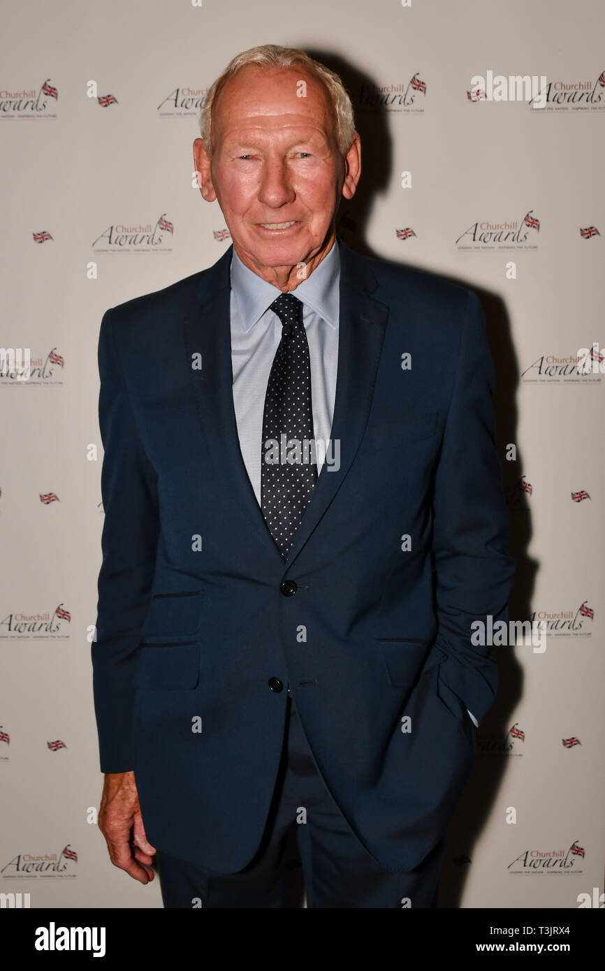 London, UK. 10th Apr, 2019. Bob Wilson attend the 7th annual Churchill Awards honour achievements of the Over 65's at Claridge's Hotel on 10 March 2019, London, UK.housing company hosts 7th annual Churchill Awards honour achievements of the Over 65's at Claridge's Hotel on 10 March 2019, London, UK. Credit: Picture Capital/Alamy Live News Stock Photo