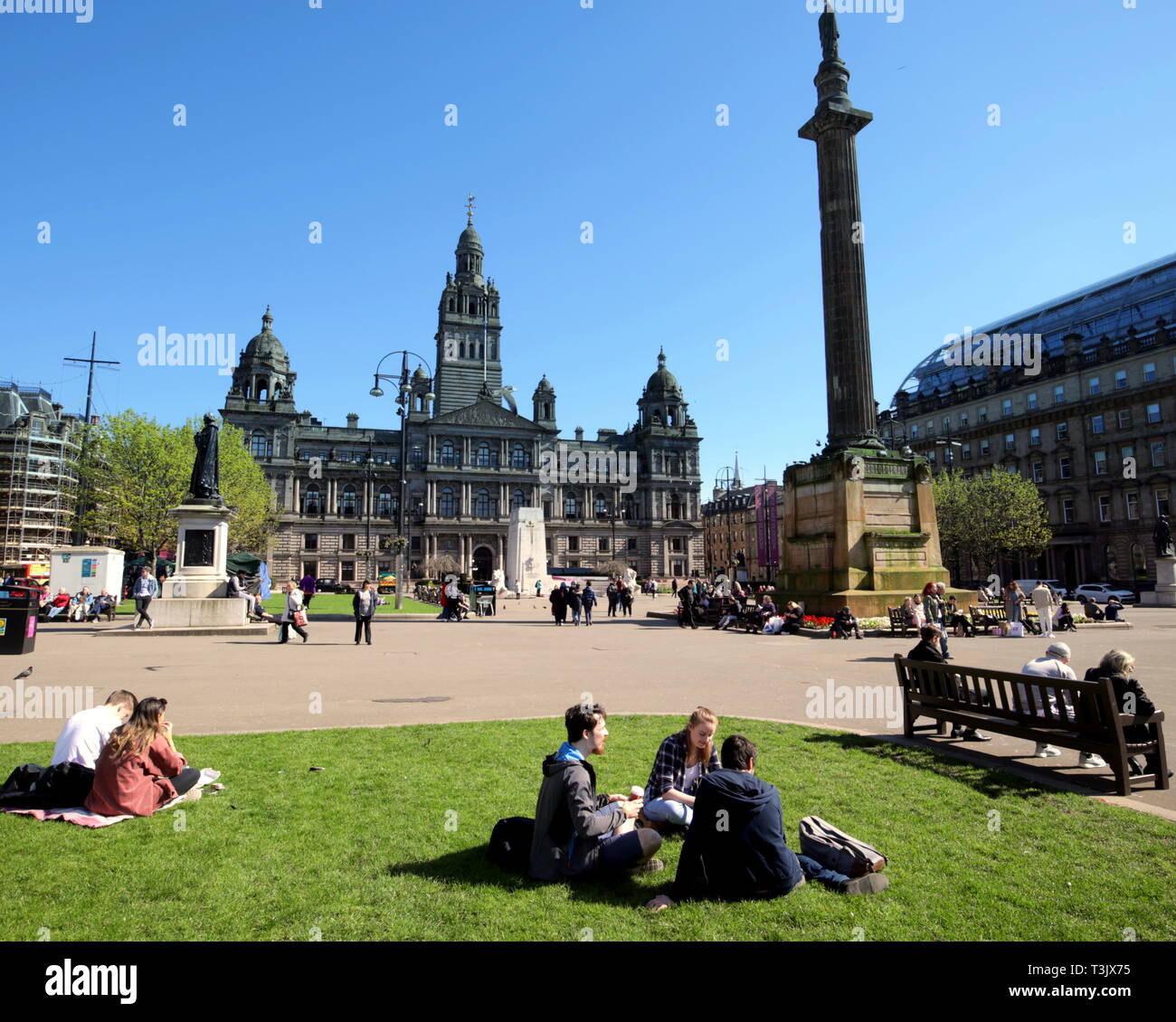 Glasgow city centre lunch break hires stock photography and images Alamy