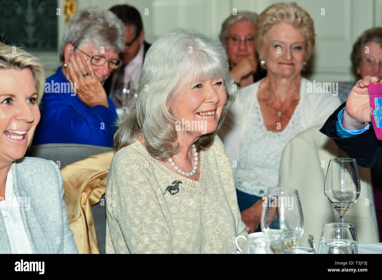 London, UK. 10th Apr, 2019. Winner of  Literature – Jilly Cooper CBE of the 7th annual Churchill Awards honour achievements of the Over 65's at Claridge's Hotel on 10 March 2019, London, UK. Credit: Picture Capital/Alamy Live News Stock Photo