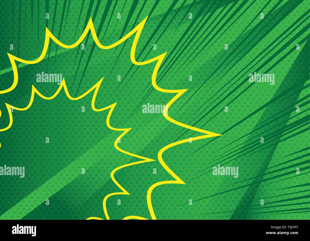 Vector illustrated retro comic book background. Pop art vintage style ...
