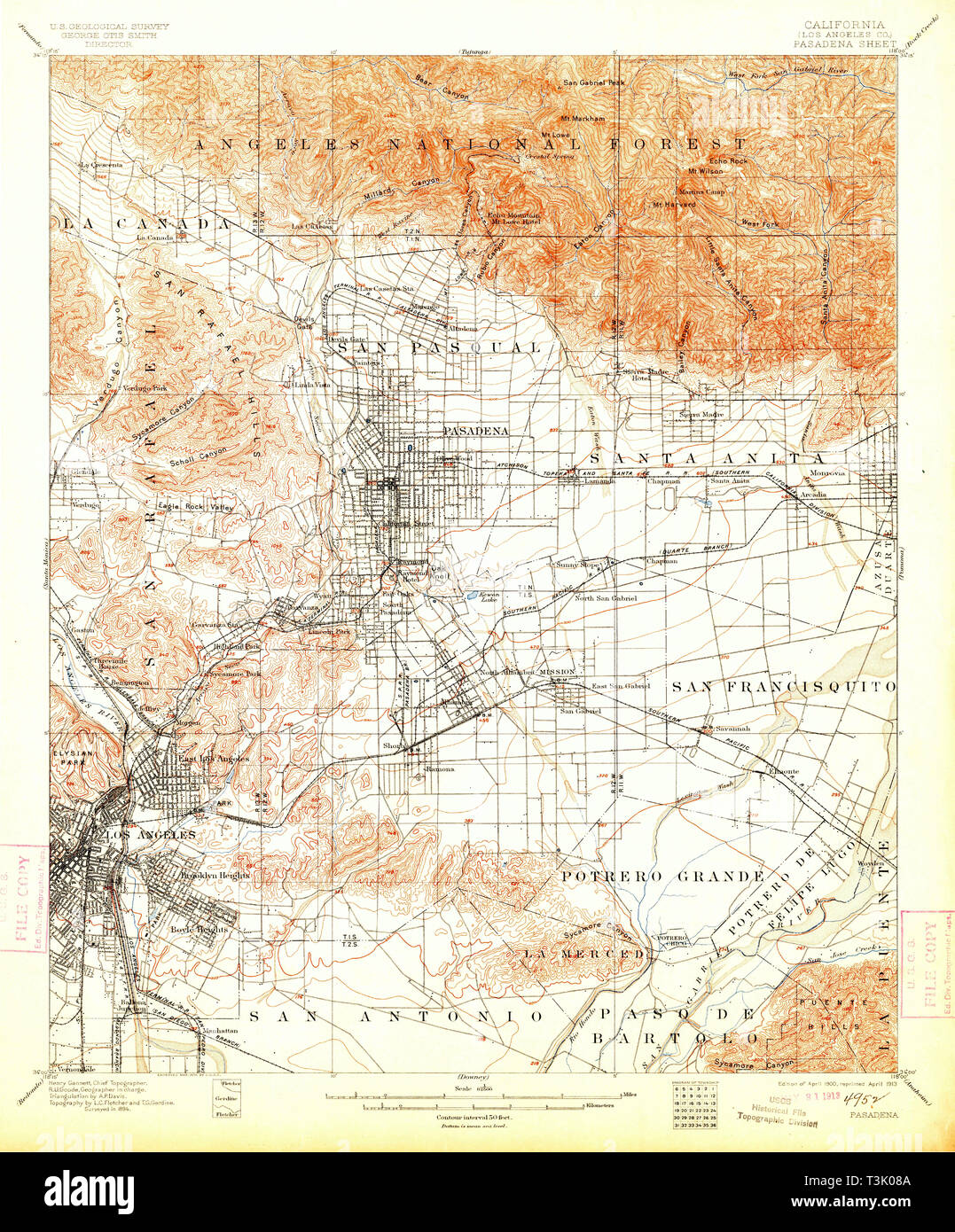 Map of pasadena california hires stock photography and images Alamy
