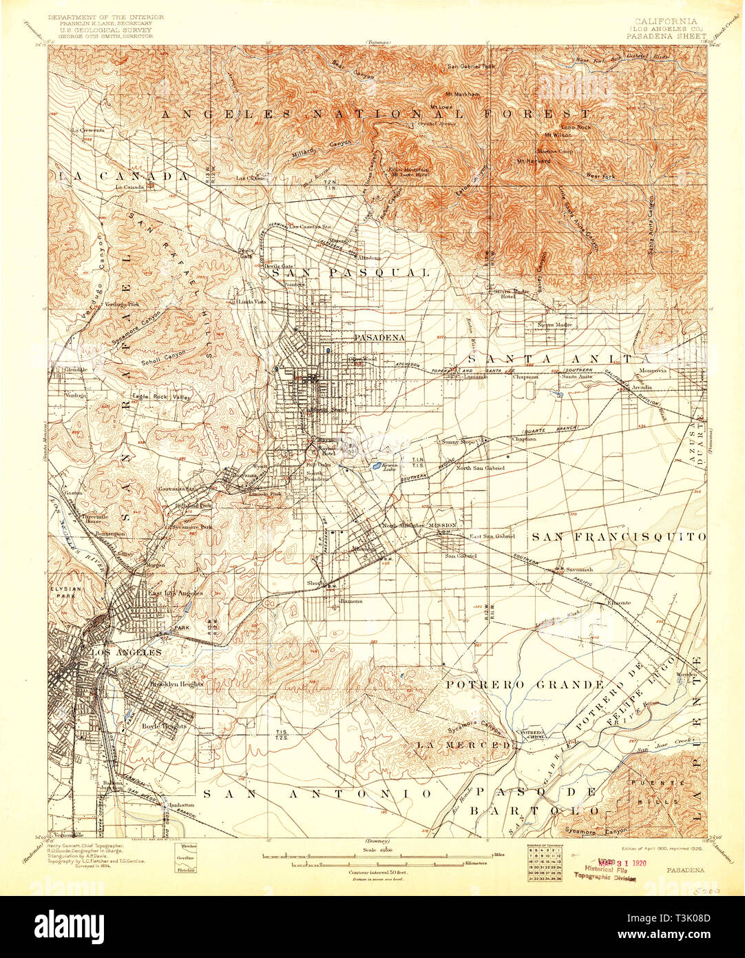 Map of pasadena hires stock photography and images Alamy