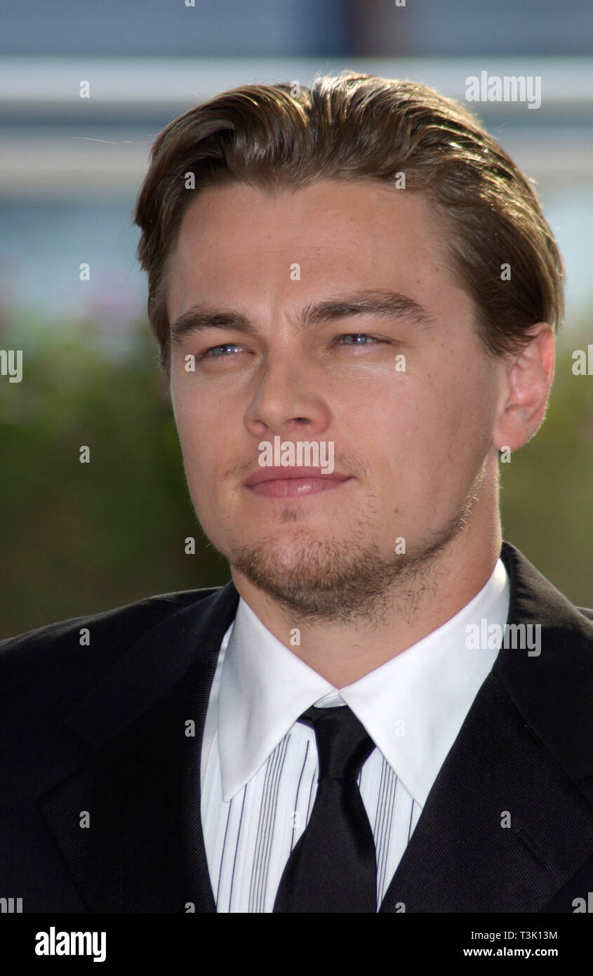 CANNES, FRANCE. May 20, 2002: Actor LEONARDO DiCAPRIO at the Cannes