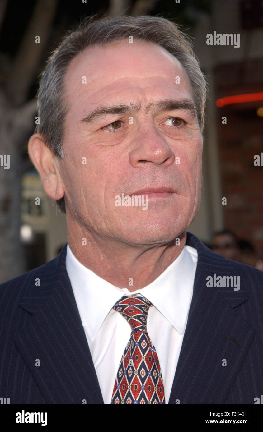 LOS ANGELES, CA. June 26, 2002 Actor TOMMY LEE JONES at the Los Angeles premiere of his new