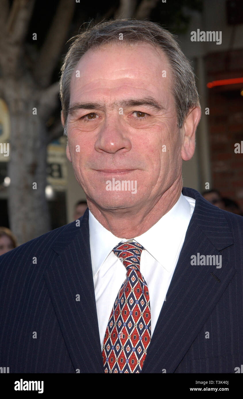 LOS ANGELES, CA. June 26, 2002 Actor TOMMY LEE JONES at the Los Angeles premiere of his new