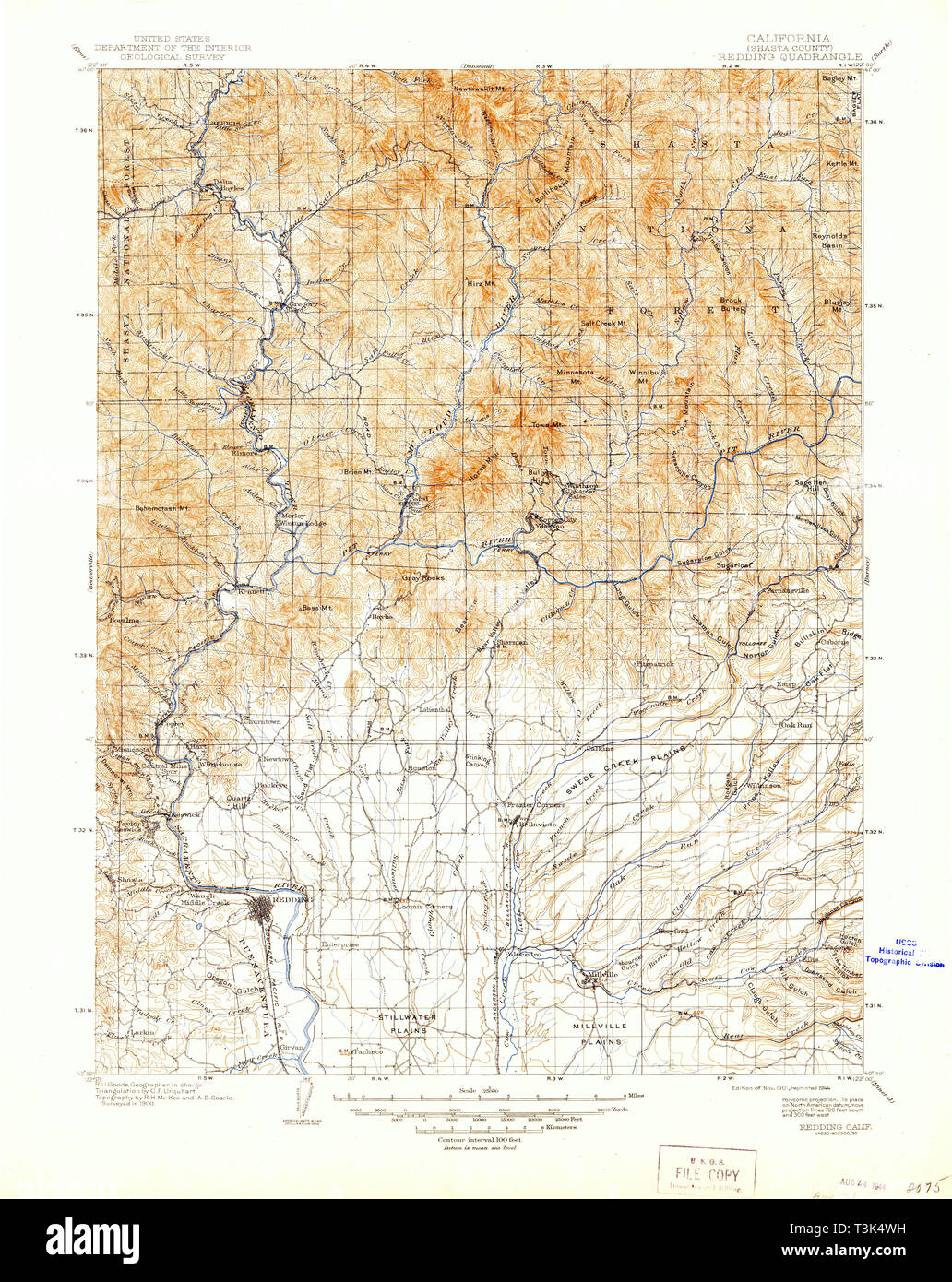 Map Of Redding California Hi-res Stock Photography And Images - Alamy