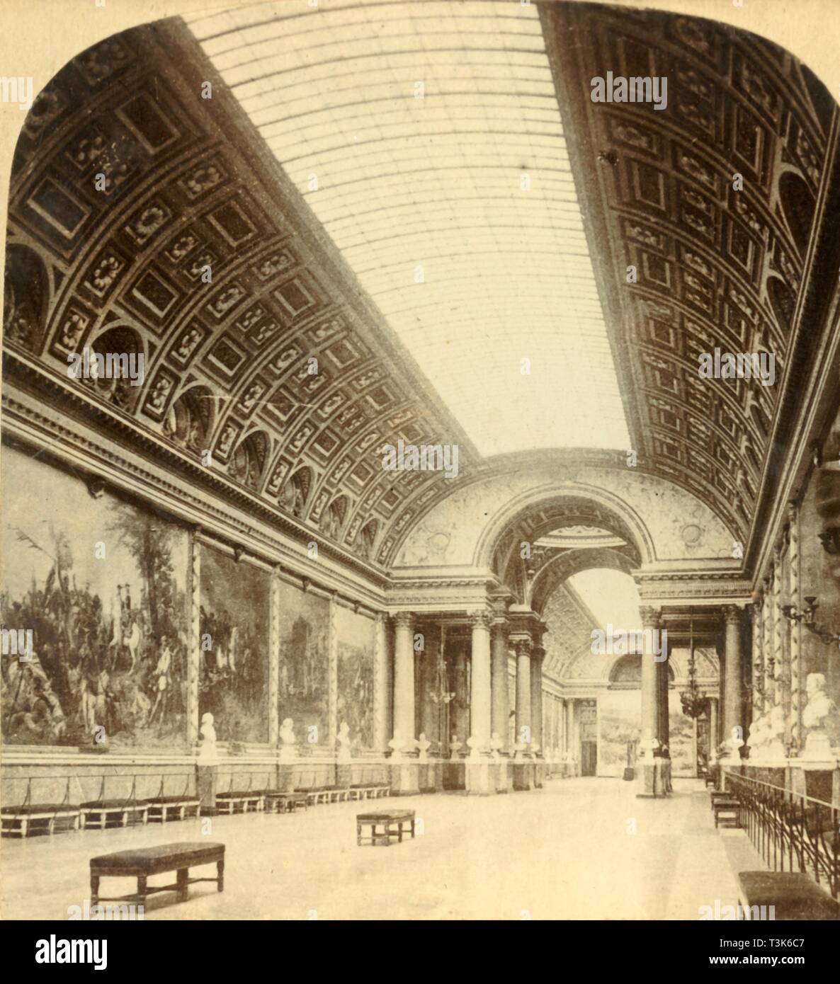'Gallery of Battles, Versailles', c1900. Creator: Underwood & Underwood. Stock Photo