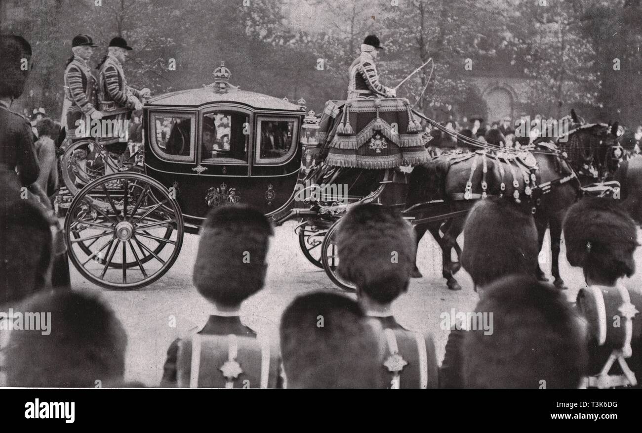 Funeral Procession King Edward Vii Stock Photos & Funeral Procession