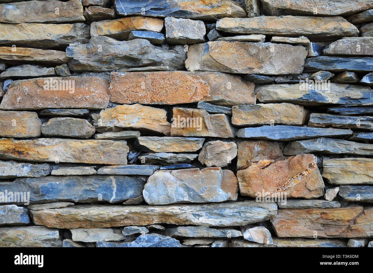 Stone wall Stock Photo