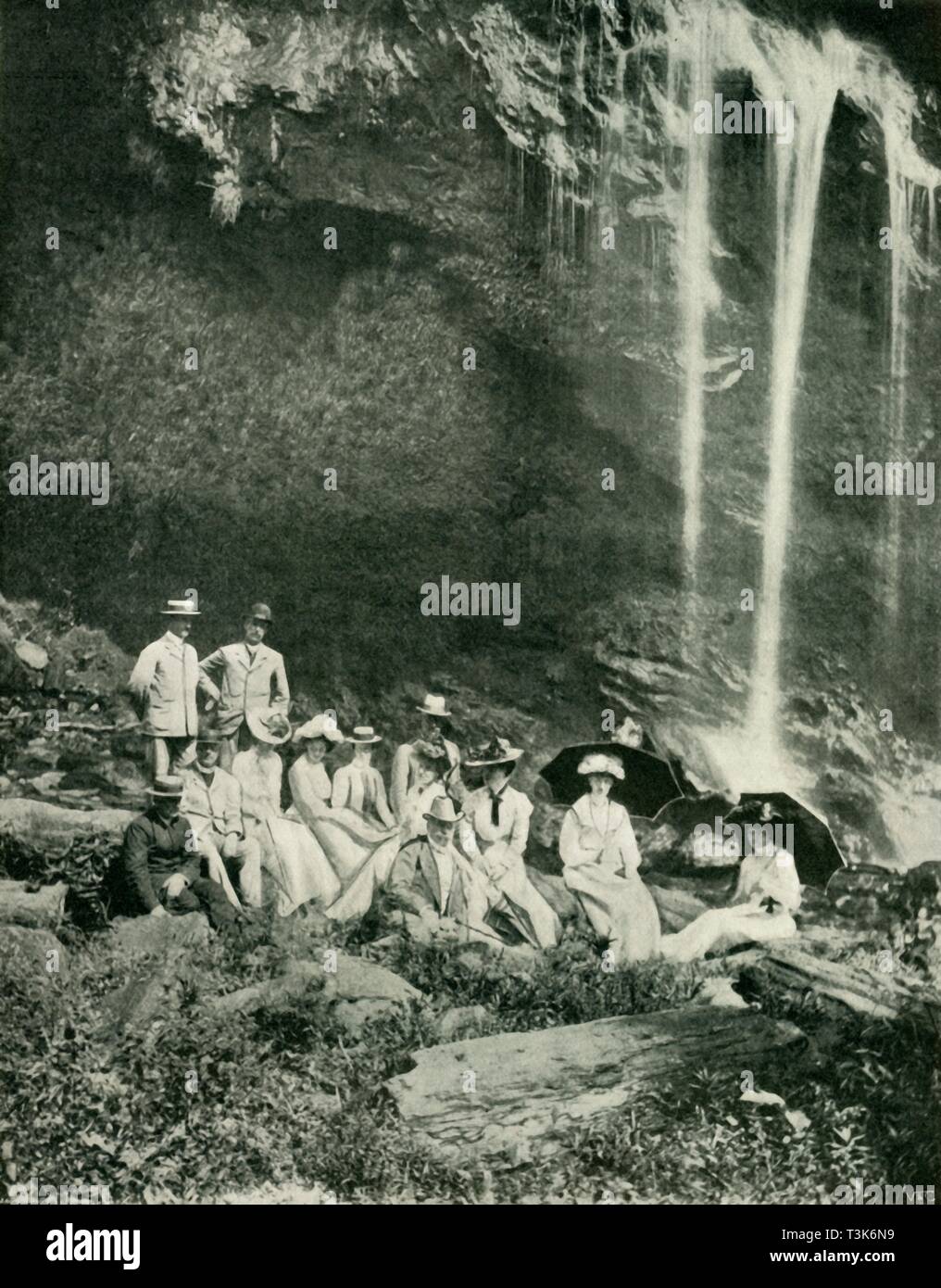 'A Picnic Party at Maracas Falls, Trinidad, with Sir A. Moloney and