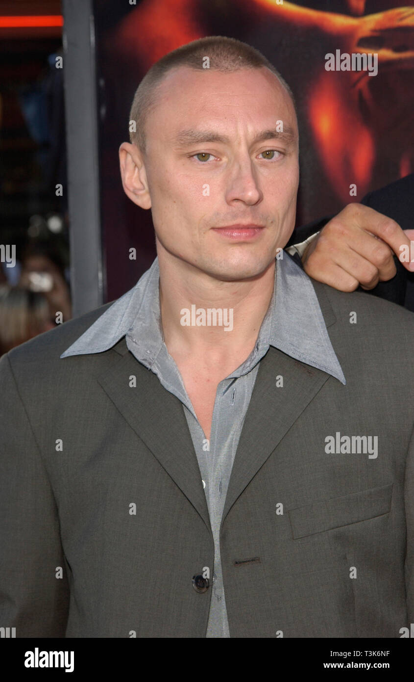 LOS ANGELES, CA. August 05, 2002: Actor WERNER DAEHN at the world premiere,  in Los Angeles, of his new movie XXX (Triple-X). © Paul Smith /  Featureflash Stock Photo - Alamy