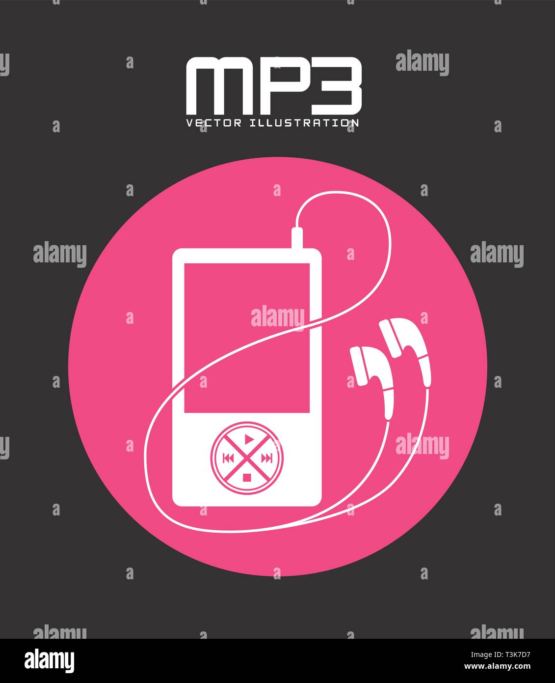 mp3 music player Stock Vector Image & Art - Alamy