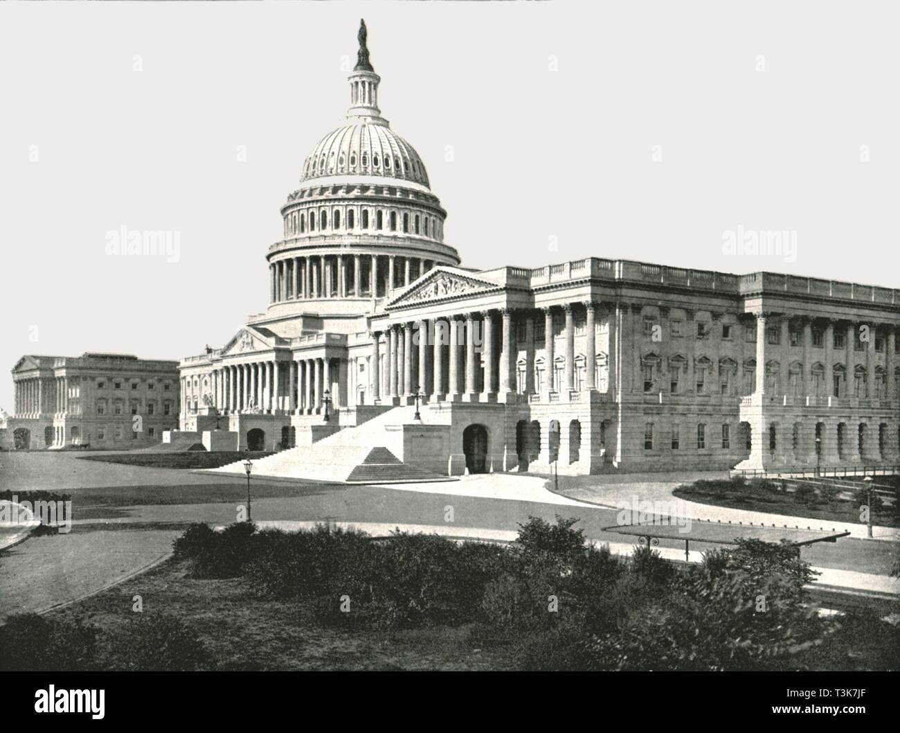 The Capitol, Washington DC, USA, 1895.  Creator: W & S Ltd. Stock Photo