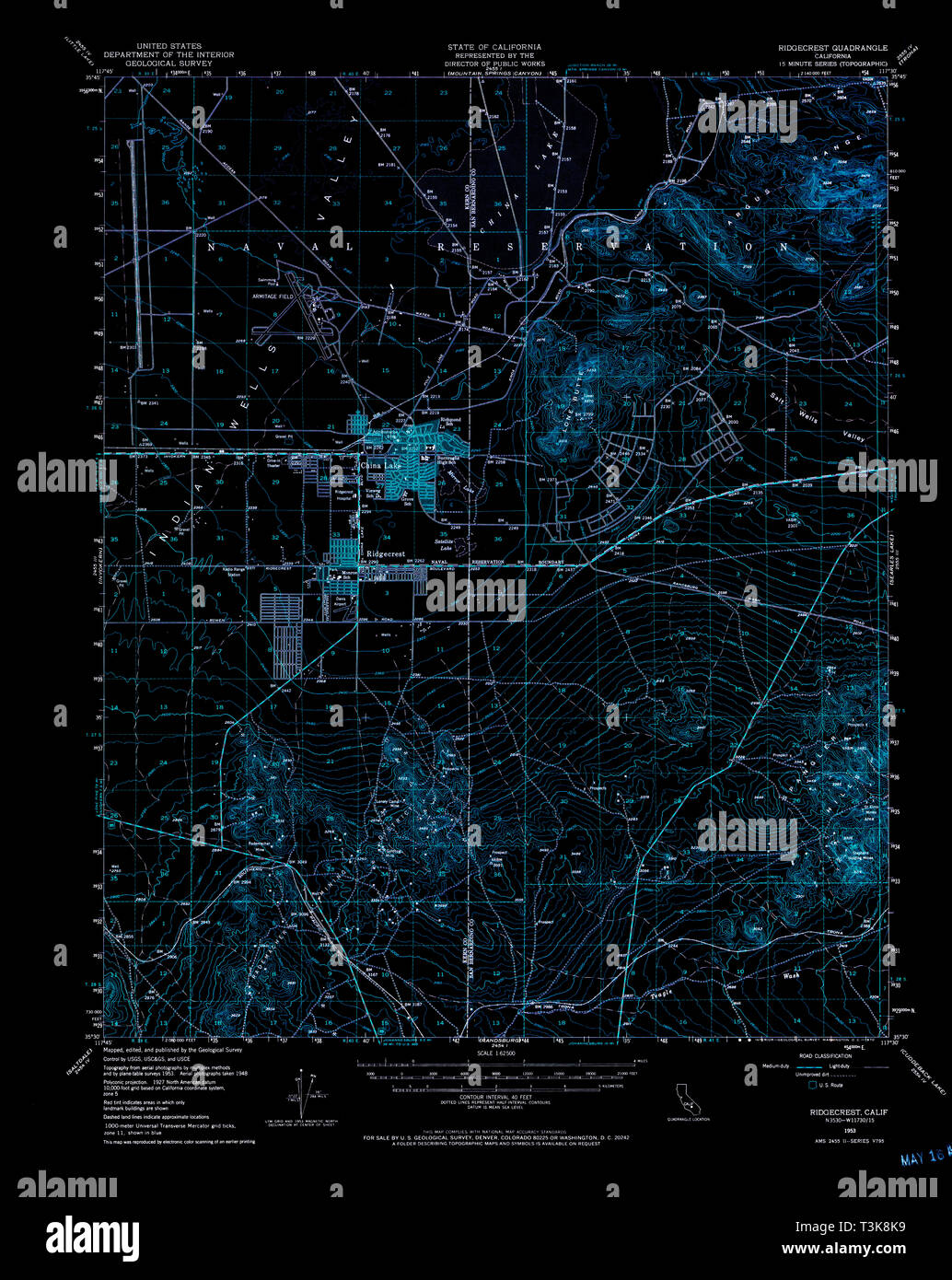 Map of ridgecrest california hires stock photography and images Alamy