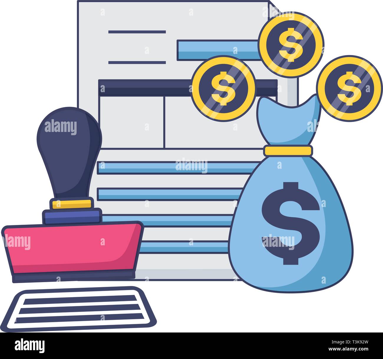 tax payment concept Stock Vector Image & Art Alamy