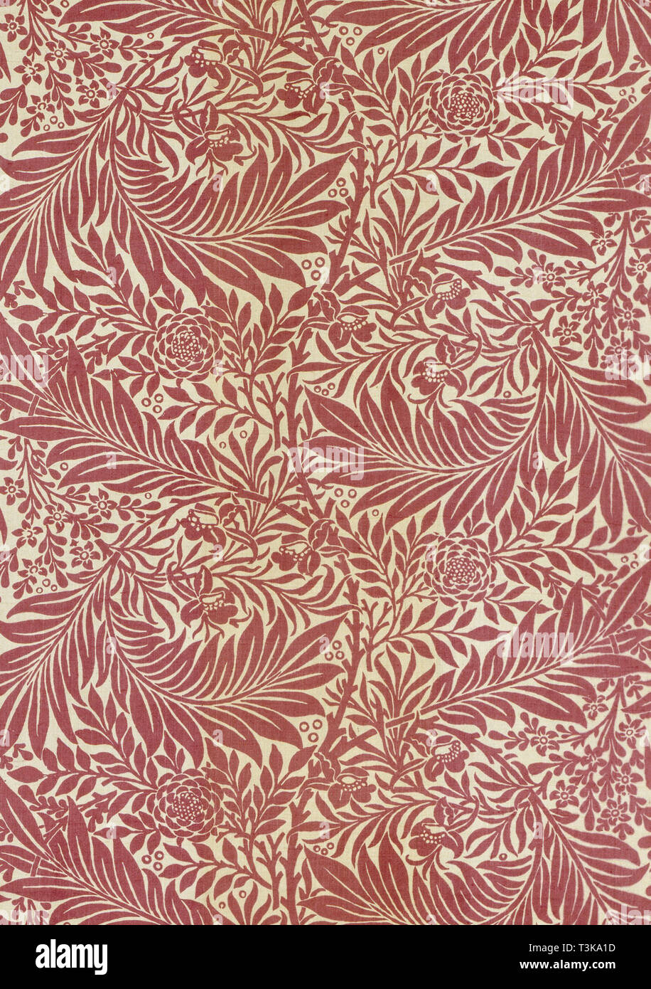 Decorative fabric, 1884. Creator: Morris, William, Morris Tapestry Works (1834-1896). Stock Photo