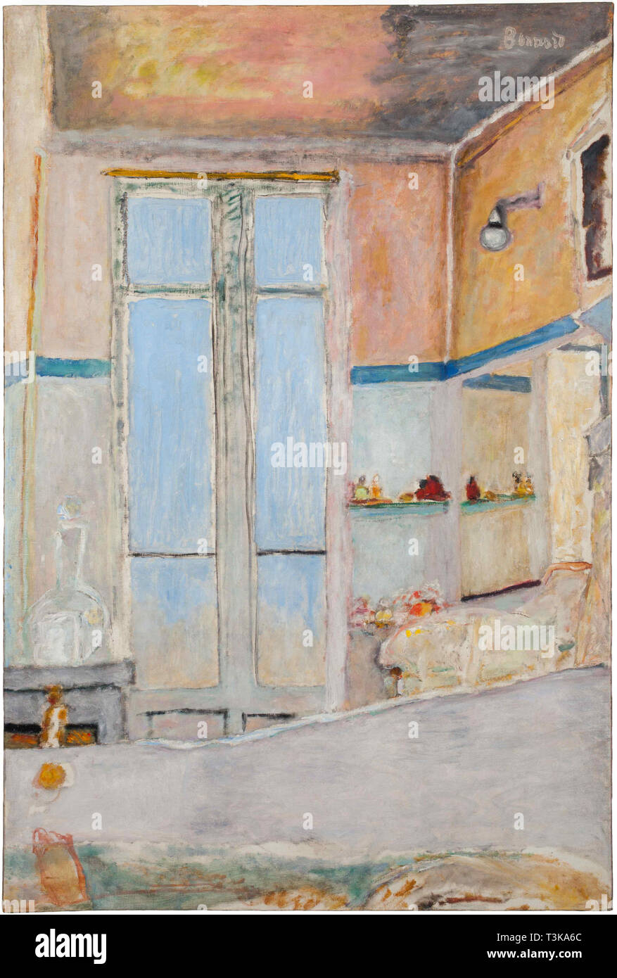 In the bathroom , c. 1940. Creator: Bonnard, Pierre (1867-1947). Stock Photo