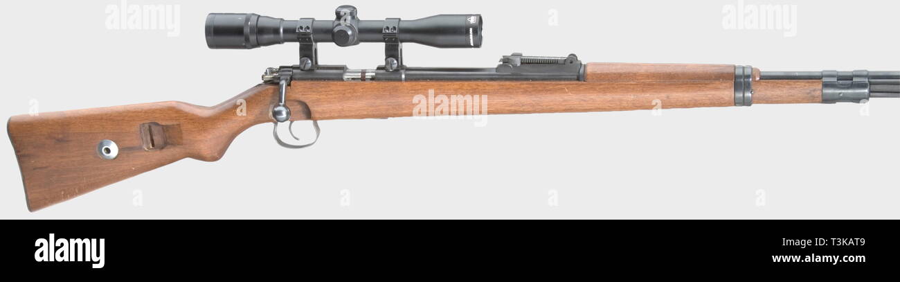 SERVICE WEAPONS, GERMANY UNTIL 1945, paramilitary rifle, Chinese replica of KKW, calibre 22 lr, number 9105384, Editorial-Use-Only Stock Photo