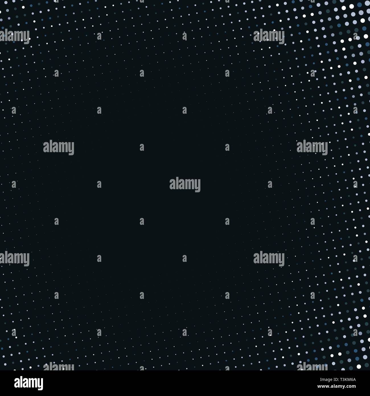 Vector abstract silver halftone pattern on black background Stock ...