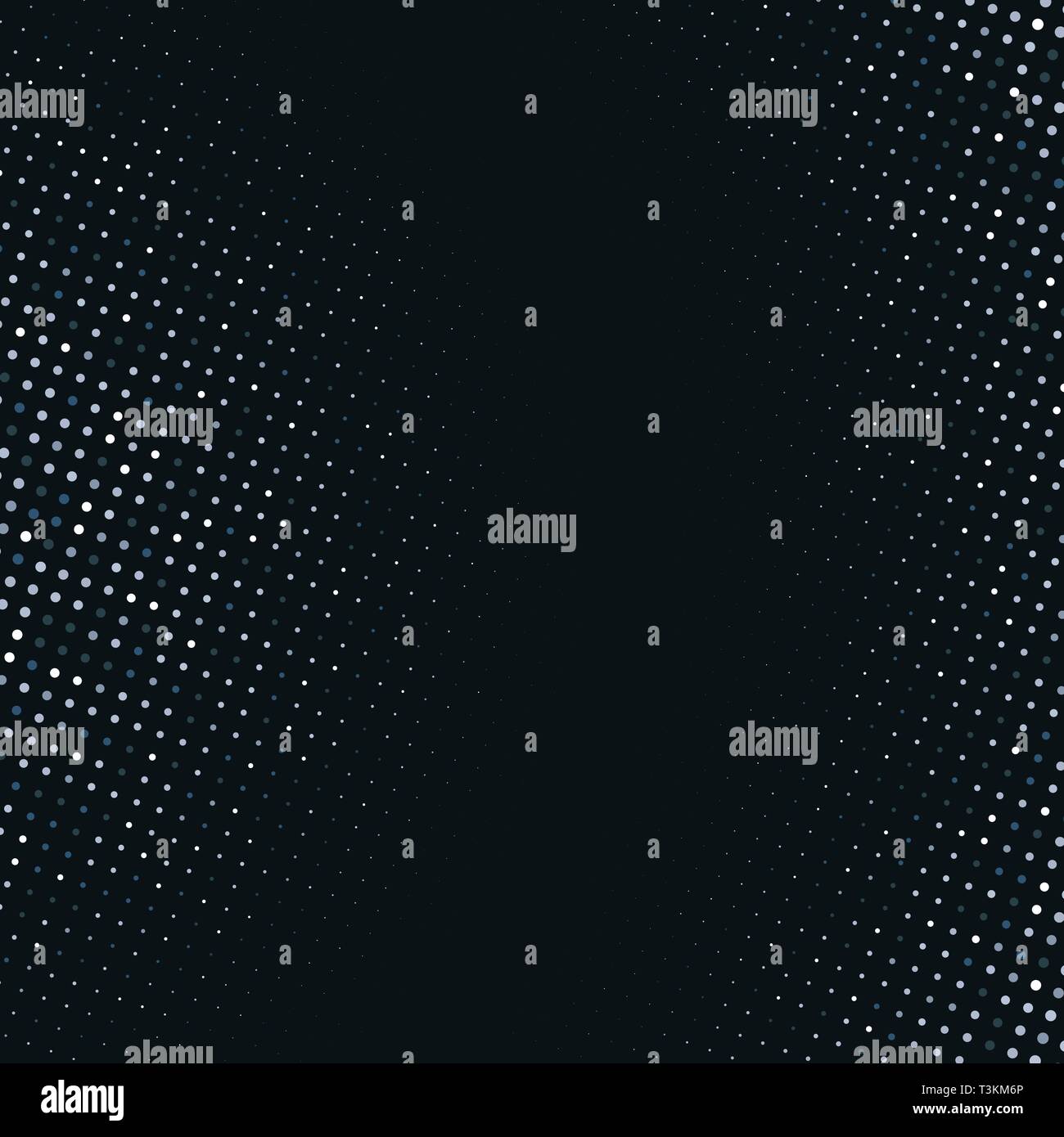 Vector abstract silver halftone pattern on black background Stock ...